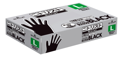 パッケージ画像（ニトリスト・ブラック 100枚入 L）