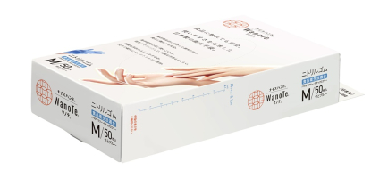 パッケージ画像（ナイスハンド WanoTe 50枚入 M）